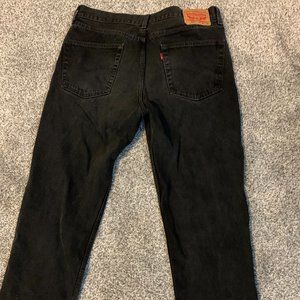 Levi's 550 Black Jeans 36Wx29L